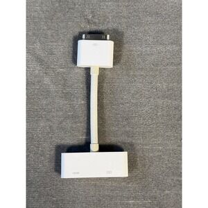 Apple Digital AV Adapter A1388 30-Pin to HDMI White for iPad iPhone iPod